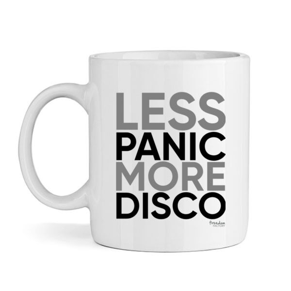 Less Panic More Disco Mug Thumbnail